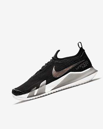 Nike Court React Vapor NXT Negros Metal Rojos Marrom Blancos | MX 3063